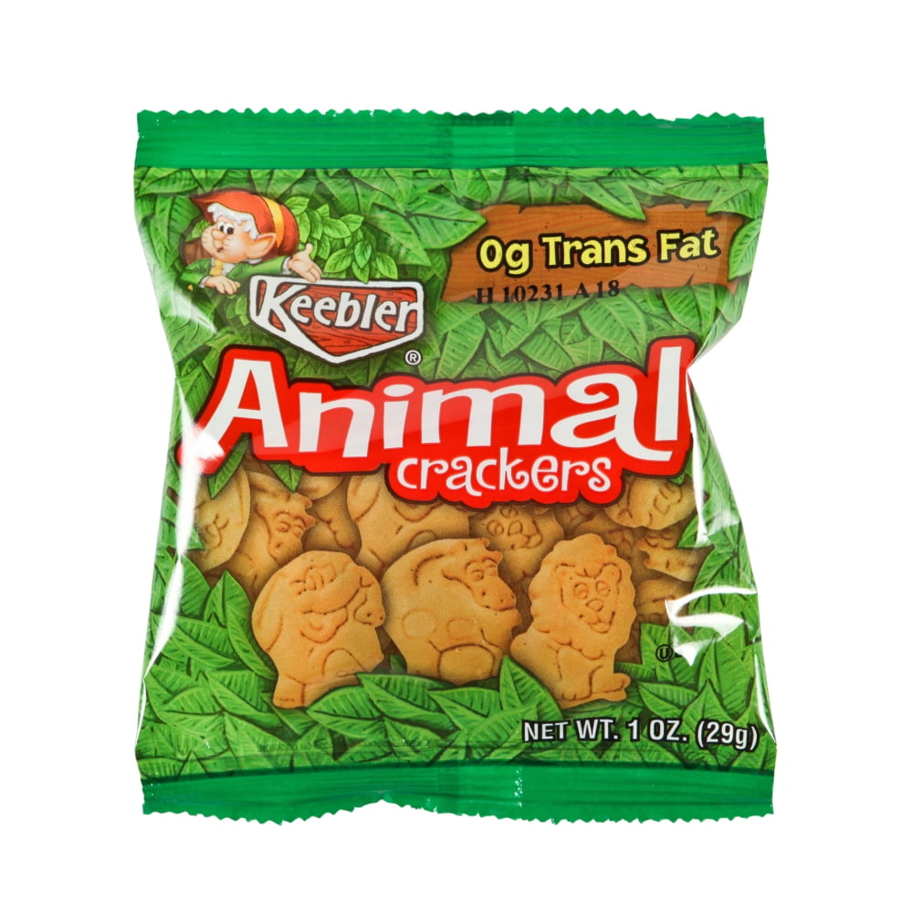 (Price/case)Keebler Single Serve Pack Animal Crackers 1 Ounces 150