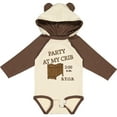 thumbnail image 3 of Inktastic Party at My Crib Boys or Girls Long Sleeve Baby Bodysuit, 3 of 5