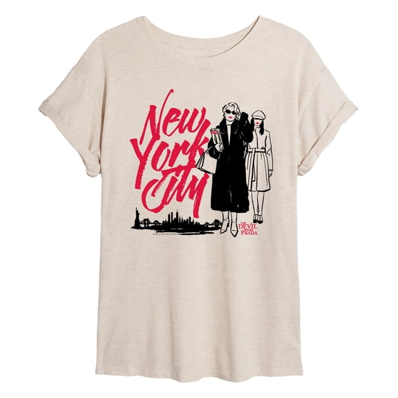 The Devil Wears Prada - New York City - Juniors Oversized Graphic T-Shirt
