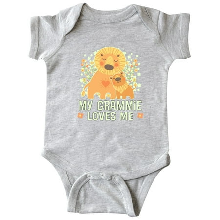 

Inktastic Grammie Loves Me Gift Baby Boy or Baby Girl Bodysuit