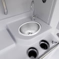 thumbnail image 6 of Oval RV Kitchen Sink Stainless Steel, Stainless Steel Bar Sink, Small Bathroom Kitchen Sink,RV Kitchen Bar Sink with Sink Drain Assembly, 6 of 8