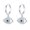 Sliver, variant on Coachuhhar Evil Eyes Hoop Earrings Sterling Silver Huggie Evil Eyes Hoop Earrings Jewelry Gift for Women