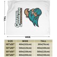 thumbnail image 3 of Coastal Carolina University Fleece Blanket, Very Soft Microfiber Flannel Blanket for Couch Warm and Cozy for All Seasons, 3 of 6