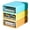 Orange+Yellow+Green, variant on Plastic Desktop Drawer Organizer, Small 4-Tier Stackable Storage Drawers, Mini Desk Organizer for Office Stationery Makeup Vanity Supplies