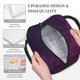 thumbnail image 3 of Balery Black Dark Blue Purple Bolsa de Almuerzo para Mujeres, Caja de Almuerzo, Bolsa de Almuerzo Pequeña Impermeable, Tote de Almuerzo Reutilizable con Gran Capacidad, 3 of 6