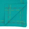 thumbnail image 3 of Fennco Styles Dobby Border Woven Cotton Table Runner 18" W x 72" L - Turquoise Table Cover for Dining Table Décor, Family Gathering, Banquets, and Special Events, 3 of 3