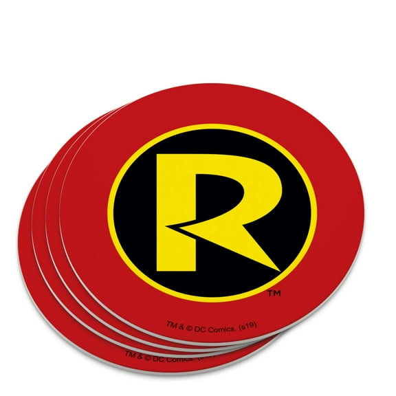 Batman Robin Logo Novelty Coaster Set