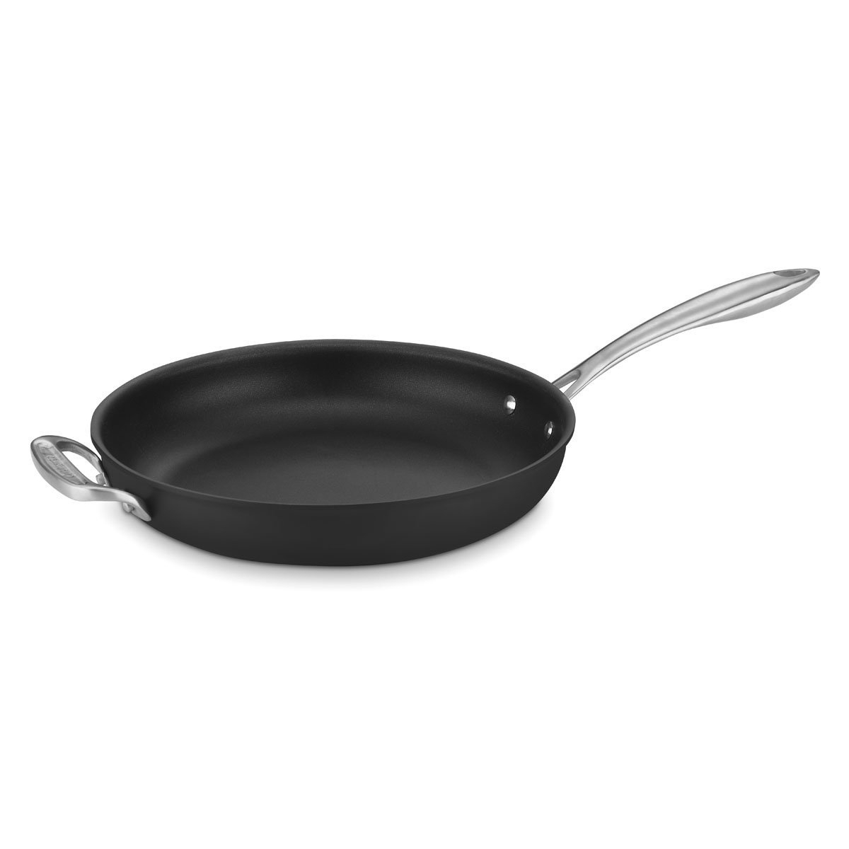 Skillet, Cuisinart 12in Ds Induction Hard Anodized Chef Egg Nonstick