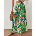 thumbnail image 3 of Wide Leg Pants Woman Flowy Floral Palazzo Pants for Women High Waisted Summer Casual Trousers Cruise Outfits, 3 of 10