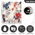 thumbnail image 3 of Dishwasher Magnetic Sticker 23x26 Inch Refrigerator Magnetic Sticker Washing Machine Magnetic Sticker Kitchen Panel Magnetic Sticker Home Decor Beautiful Red and Blue Flowers, 3 of 6