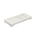 thumbnail image 2 of Bathroom Tray, Countertop Organizer Rectangle Decorative Tray Jewelry Rings Dish Holder for Bathtub Accessories Candles Home Decor Soap Rings , White, 2 of 9