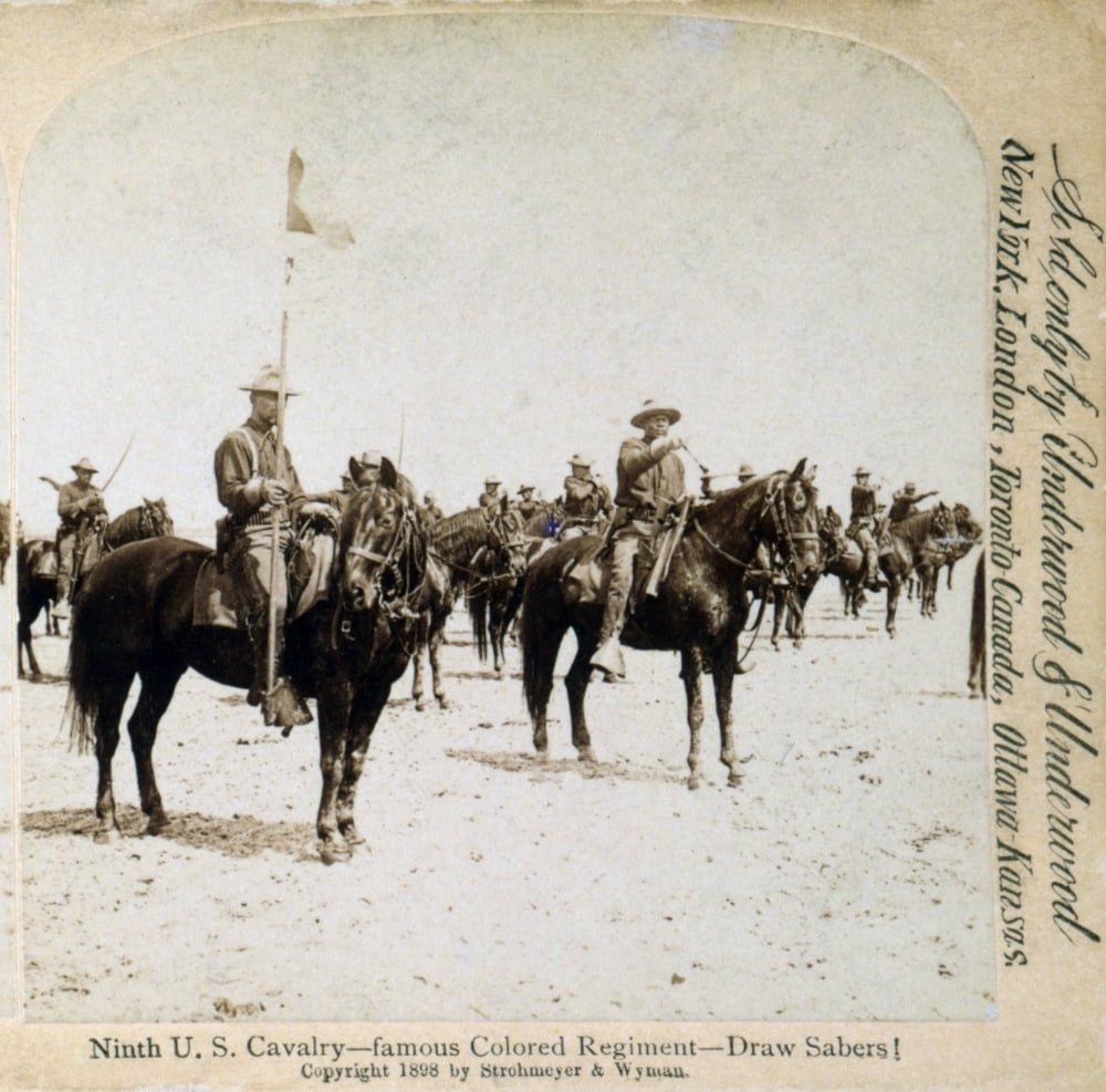 Buffalo Soldiers Of The Ninth U.S. CavalryFamous Colored Regiment