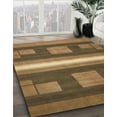 thumbnail image 2 of Ahgly Company Indoor Square Abstract Bronze Brown Abstract Area Rugs, 8' Square, 2 of 6