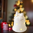 thumbnail image 3 of Décorations de Noël pour la Maison Décorations de Noël en Céramique pour Bureau Décoration de Maison Cadeau de Noël Petits Accessoires de Mise en Scène Décorations de Noël Blanches, 3 of 6