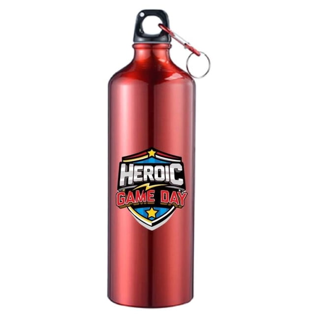 Pava Irfora Botella deportiva de aluminio de gran capacidad de 1 l, ligera y duradera, adecuada para montañismo al aire libre, ciclismo, senderismo y otros deportes