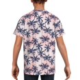 thumbnail image 5 of Wukai Tropics Palm Trees Youth Unisex Short Sleeve T-Shirt for Boys, Girls, Teens, and Kids-Small, 5 of 7
