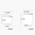 thumbnail image 6 of Cereal Storage Container, BPA Free Plastic Airtight Food Storage Containers 33/50oz for Cereal, Snacks and Sugar, Cereal Dispensers, 6 of 7