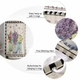 thumbnail image 5 of Hokiten Shower Curtain, Spring Floral Tulip Fabric Shower Curtains for Bathroom, Black Check Buffalo Bath Curtain Waterproof Bathtub Curtains with 12 Hooks, Long 72" x 84", 5 of 7