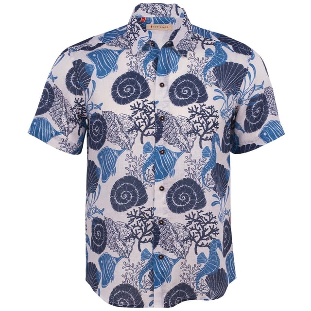 Camisa manga corta hawaiana estampado Mod. Alohi Triton Costavana Alohi Triton