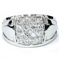 thumbnail image 4 of Pompeii 1 cttw Diamond Mens Ring 10k White Gold (I/J,I2-I3), 4 of 6