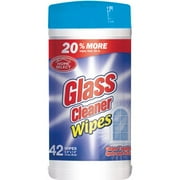 4 Pack - Home Select Glass Cleaner Wipes 42 Ea