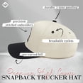 thumbnail image 3 of Save Water Drink Margs Hat, Funny Trucker Cap for Women, Embroidered Statement Baseball Hat, Retro Party Hat for Summer, Beach, or Brunch, 3 of 5