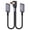 2 USB female-elbow, variant on Flexible Nylon USB to Type C/USB Splitter Cable 480Mbps Data Speed Fast Charging for Laptop Phone Tablet Accessories
