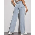 thumbnail image 2 of TralilbeeWomen's High Rise Baggy Jeans Wide Leg Pants, 2 of 6