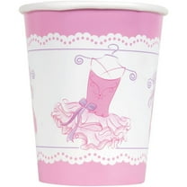Pink Ballerina Paper 9oz Cups, 8ct