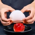 thumbnail image 4 of Molde para cubitos de hielo con forma de rosa 3D y gel de sílice para cócteles de whisky, reutilizable, apto para uso alimentario, sin BPA, con gran capacidad de 2,4 pulgadas., 4 of 8