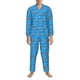 thumbnail image 3 of Fotbe Cute Shark Pijama de Hombre con Estampado de Manga Larga, Conjunto de 2 Piezas, Ropa de Dormir Suave y Cómoda con Bolsillos-Medium, 3 of 7