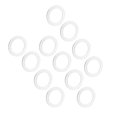thumbnail image 4 of 120 piezas de arandelas planas de acero inoxidable de 8 mm de diámetro interior y 11 mm de diámetro exterior Accesorios de mantenimiento 4807-0811-0250, 4 of 9