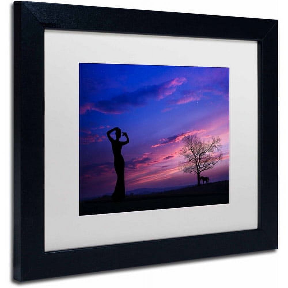 Trademark Fine Art "Dance for Me" Canvas Art by Philippe Sainte-Laudy, White Matte, Black Frame