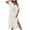 White, variant on Luxalzxs Sexy Beach Cover Ups for Women Caftan V-Neck Short Sleeve Sheer Kaftan Dresses Swimsuit Bathing Suit Coverups