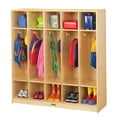 thumbnail image 2 of 5 Section Coat Locker, 2 of 7