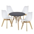 thumbnail image 1 of Set de 4 Sillas y Comedor Mundo In  Set de 4 sillas Frankfurt y Mesa Redonda de 80 Cm, 1 of 9