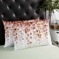 thumbnail image 4 of Orange Eucalyptus Throw Pillow Cover 20 x 30 Inch Decorative Pillow Cover Botanical Leaves Branch Spring Summer Lumbar Pillowcase Seasonal Rectangle Cushion Case for Couch Sofa Bed Living Room, 4 of 7