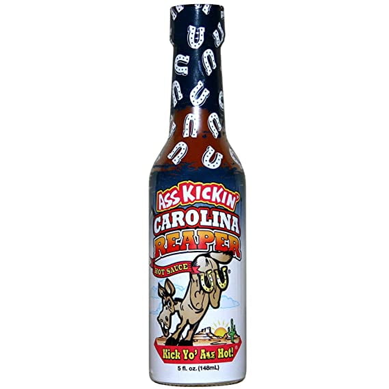 Ass Kickin’ Carolina Reaper Hot Sauce 5 oz bottle