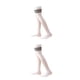 thumbnail image 2 of Jumpingount Paquete de 4 calcetines hasta la rodilla para mujer de 32 cm, medias hasta el muslo para Cosplay Type7 NO7, 2 of 6