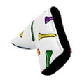 thumbnail image 5 of pitrice Golf Mallet Putter Head Cover Golf Club Headcovers Protect L Shaped 13x17cm, 5 of 5