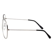 grinderPUNCH Aviator Clear Lens Metal Frame Adult Glasses for Men Women