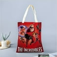 thumbnail image 2 of The Incredibles Bolso de tela con estampado de lienzo para mujer, bolsa de compras reutilizable y estética, con cremallera interior, regalo para mujer,38*45cm., 2 of 6