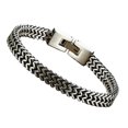thumbnail image 2 of Amaiiu 19cm/21cm Bracelet Titanium Steel Bangle European American Style Men Trendy Braided Keel Hand Chain with Buckle Vintage 21CM, 2 of 9