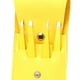 thumbnail image 4 of Pinzas profesionales 4 en 1 para cejas, de acero inoxidable, para eliminar pelos finos, pelos encarnados y puntos negros. Conjunto amarillo, 4 of 4