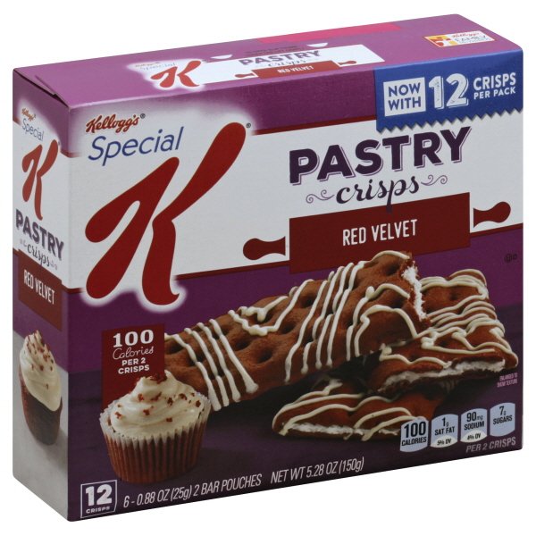 Kellogg's Special K Red Velvet Pastry Crisps 122 ct Bars