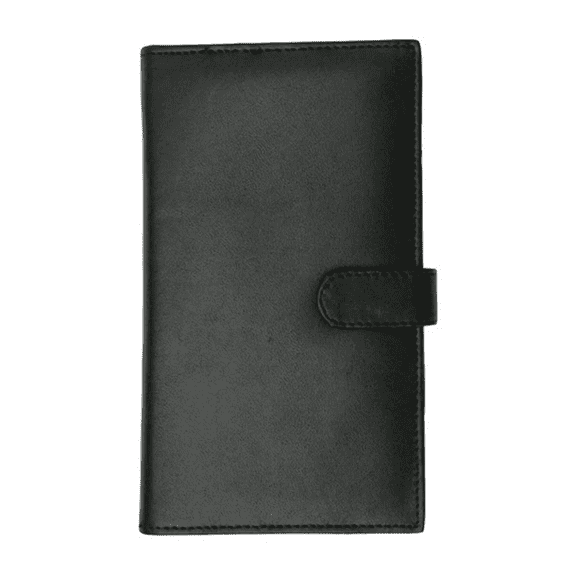 RFID Mens Bifold Wallet Long Leather Purse Cash Credit Card Check Book Holder BK