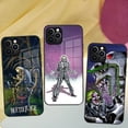 thumbnail image 2 of B-BeetlejuiceS-S 2 Phone Case for Iphone 16 15 14 12 11 13 Pro Max Mini 8 X Xr Xs Puls Black Glass Cover, 2 of 5