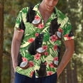 thumbnail image 6 of Funny Black Cat Coconut Hawaiian Shirt, Tropical Summer Short Sleeve Button Down Shirt for Men, Women, 6 of 7