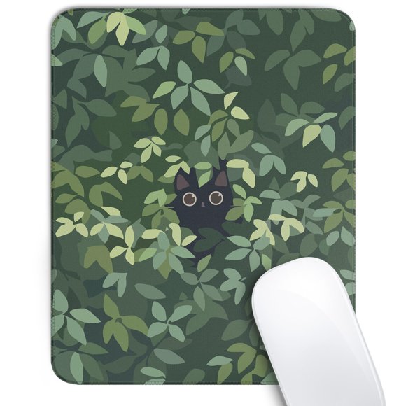 Mouse pad XSXXSC anime de gato negro 26 x 21 cm antideslizante