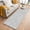 Gray, variant on Kitchen Runner 2 x 6 Ft, Grey Dandelion Non-Slip Residential Carpet, Spring Modern Minimalist Country Flower Indoor Crawling Mats Runner Rugs for Living Room/Dining Room/Bedroom